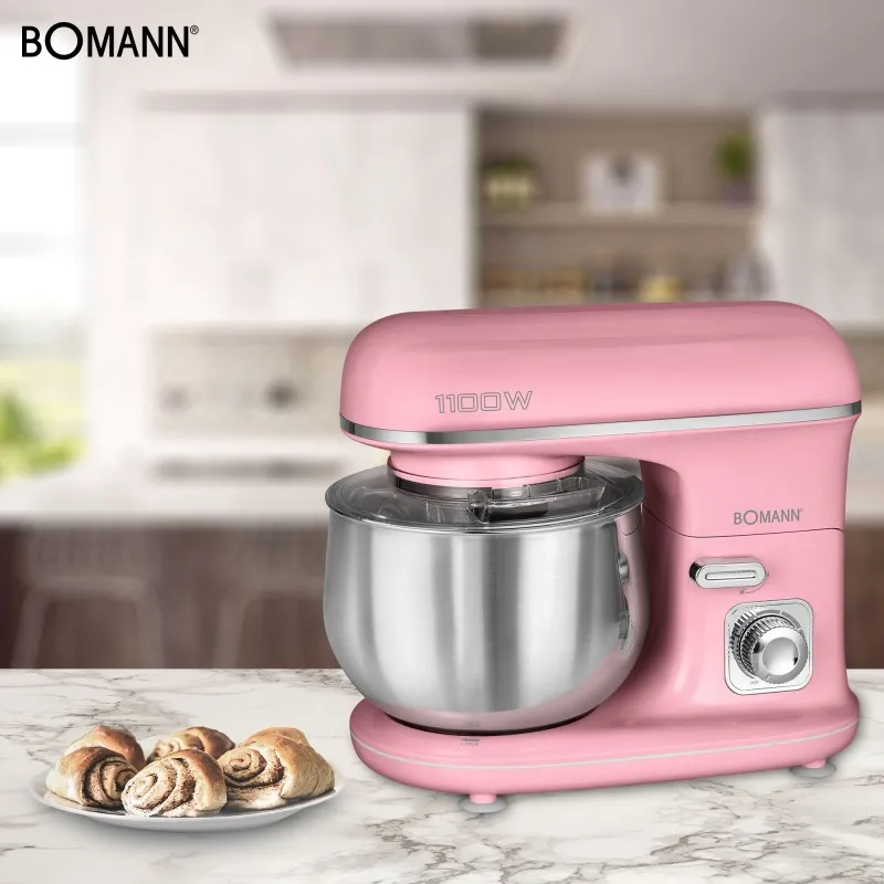 Планетарний міксер Bomann KM 6030 CB Pink: універсальне рішення для будь-якої кухні